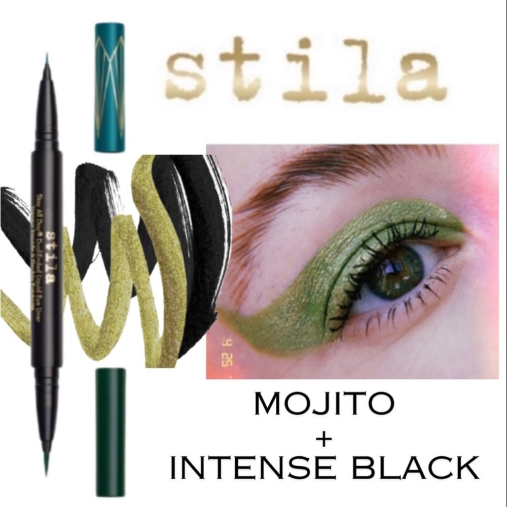 NEW Stila Stay All Day Dual-Ended Waterproof Liquid Eyeliner - Picture 1 of 6